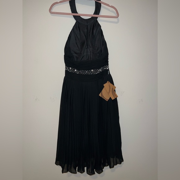 NWT Light in the Box Black Formal Dress 5 Small Halter - Picture 2 of 5